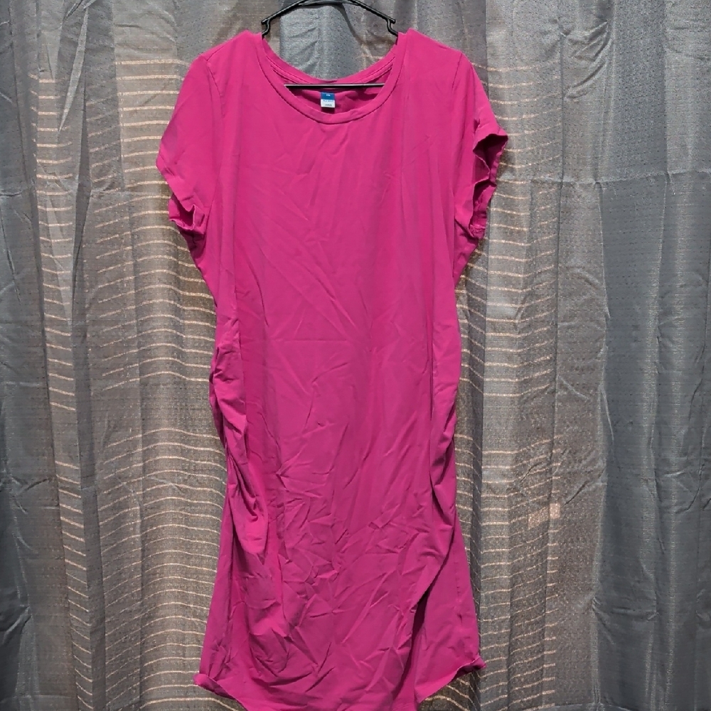 Old Navy Maternity Pink Midi Dress